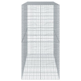 NNEVL Gabion Basket with Cover 250x100x200 cm Galvanised Iron