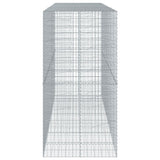NNEVL Gabion Basket with Cover 350x100x200 cm Galvanised Iron