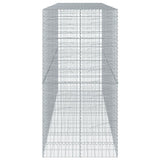 NNEVL Gabion Basket with Cover 400x100x200 cm Galvanised Iron