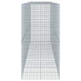 NNEVL Gabion Basket with Cover 550x100x200 cm Galvanised Iron