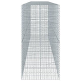NNEVL Gabion Basket with Cover 650x100x200 cm Galvanised Iron