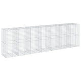 NNEVL Gabion Basket with Cover 700x100x200 cm Galvanised Iron