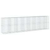 NNEVL Gabion Basket with Cover 750x100x200 cm Galvanised Iron