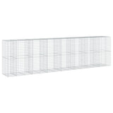 NNEVL Gabion Basket with Cover 750x100x200 cm Galvanised Iron