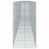 NNEVL Gabion Basket with Cover 1050x100x200 cm Galvanised Iron