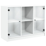NNEVL Sideboard White 102x37x75.5 cm Engineered Wood