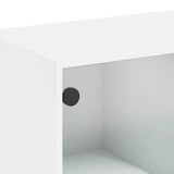 NNEVL Sideboard White 102x37x75.5 cm Engineered Wood