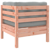 NNEVL 5 Piece Garden Sofa Set with Cushions Solid Wood Douglas Fir