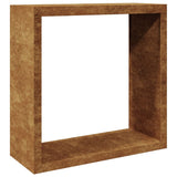 NNEVL Firewood Rack 100x40x100 cm Weathering Steel