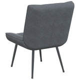 NNEVL Relaxing Chair Dark Grey 64x74x84 cm Velvet