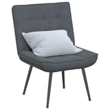 NNEVL Relaxing Chair Dark Grey 64x74x84 cm Velvet