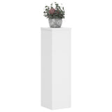 NNEVL Plant Stands 2 pcs White 17x17x60 cm Engineered Wood
