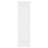 NNEVL Plant Stands 2 pcs White 17x17x60 cm Engineered Wood