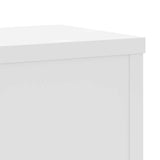 NNEVL Plant Stands 2 pcs White 17x17x60 cm Engineered Wood