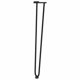 NNEVL hairpin legs for console tables for Console Table 4 pcs Black 72 cm Solid Steel