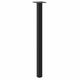 NNEVL Console Table Legs 4 pcs Black 72-74 cm Steel