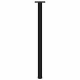 NNEVL Console Table Legs 4 pcs Black 72-74 cm Steel