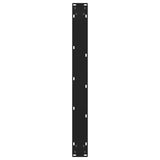 NNEVL Dining Table Legs V-Shape 2 pcs Black 80x(72-73.3) cm Steel