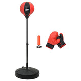 NNEVL Punching Ball Set with Gloves and Pump Adjustable Height 81-122 cm