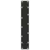 NNEVL Dining Table Legs U-Shaped 2 pcs Black 50x(72-73) cm Steel
