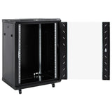 NNEVL 15U Network Cabinet 19" IP20 Black 53x40x80 cm