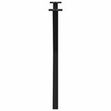 NNEVL Dining Table Legs X-Shaped 2 pcs Black 70x(72-73) cm Steel