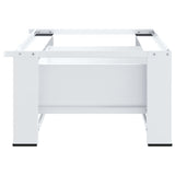 NNEVL Washing Machine Pedestal with Drawer White