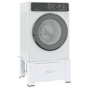 NNEVL Washing Machine Pedestal with Drawer White