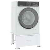 NNEVL Washing Machine Pedestal with Drawer White