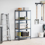 NNEVL 4-Layer Storage Shelf Anthracite Steel&Engineered Wood