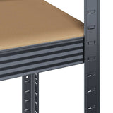 NNEVL 4-Layer Storage Shelf Anthracite Steel&Engineered Wood