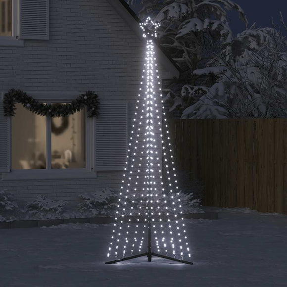 NNEVL LED Christmas Tree 495 LEDs Cold White 302 cm