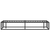 NNEVL Bed Frame without Mattress Black 137x187 cm Double Metal