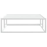 NNEVL Bed Frame without Mattress White 92x187 cm Single Metal