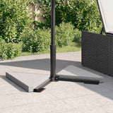NNEVL Umbrella Weight Plates 2 pcs Grey Granite Triangular 14 kg