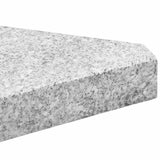 NNEVL Umbrella Weight Plates 2 pcs Grey Granite Triangular 14 kg