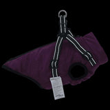 NNEVL Dog Coat with Harness Waterproof Reflective Purple XL