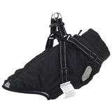 NNEVL Dog Coat with Harness Waterproof Reflective Black XL