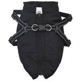 NNEVL Dog Coat with Harness Waterproof Reflective Black XL