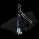 NNEVL Dog Coat with Harness Waterproof Reflective Black XL
