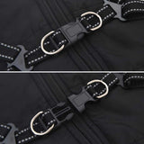 NNEVL Dog Coat with Harness Waterproof Reflective Black XL
