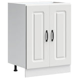 NNEVL Sink Base Cabinet Kalmar White 60x46x81.5 cm Engineered Wood