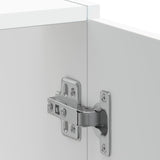 NNEVL Sink Base Cabinet Kalmar White 60x46x81.5 cm Engineered Wood