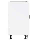 NNEVL Sink Base Cabinet Kalmar White 80x46x81.5 cm Engineered Wood