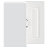 NNEVL Kitchen Wall Corner Cabinet Kalmar White Engineered Wood