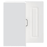 NNEVL Kitchen Wall Corner Cabinet Kalmar White Engineered Wood