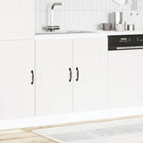 NNEVL Sink Base Cabinet Lucca White Engineered Wood