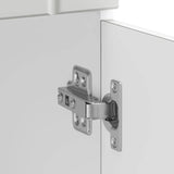 NNEVL Kitchen Base Cabinet Lucca White Engineered Wood