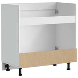 NNEVL Sink Base Cabinet  Porto White 80x46x81.5 cm Engineered Wood