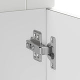 NNEVL Kitchen Base Cabinet Porto White Engineered Wood